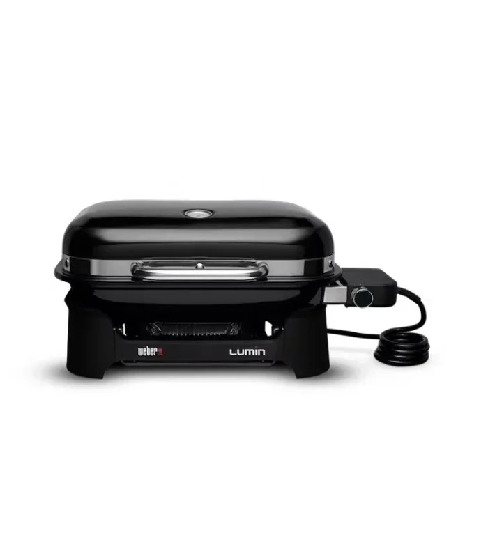Parrilla Eléctrica Compacta Weber Lumin - Barbacoa para Terraza y Balcón