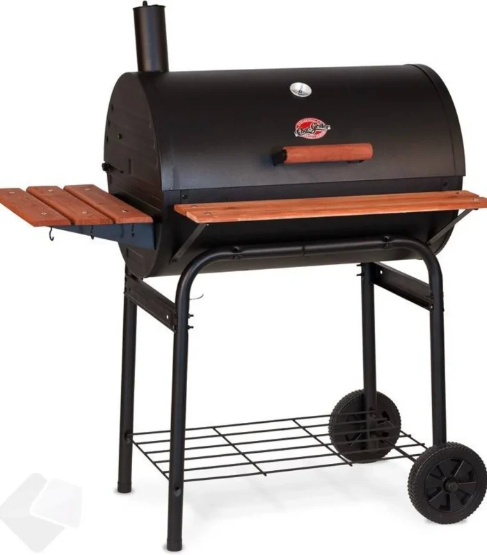 Barbacoa Char-Griller Bar2121 de Hierro Fundido - Gran Capacidad para Exteriores