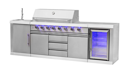 Cocina Exterior Acero Inoxidable Marbella