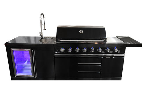 Cocina Exterior Acero Inoxidable Esmaltado Marbella Deluxe