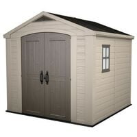 Caseta de jardín en resina Keter FAKTOR 8x8
