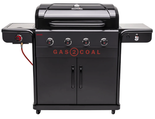 Barbacoa Gas y Carbón Char-Broil Gas2Coal 4 Quemadores - Edición Especial