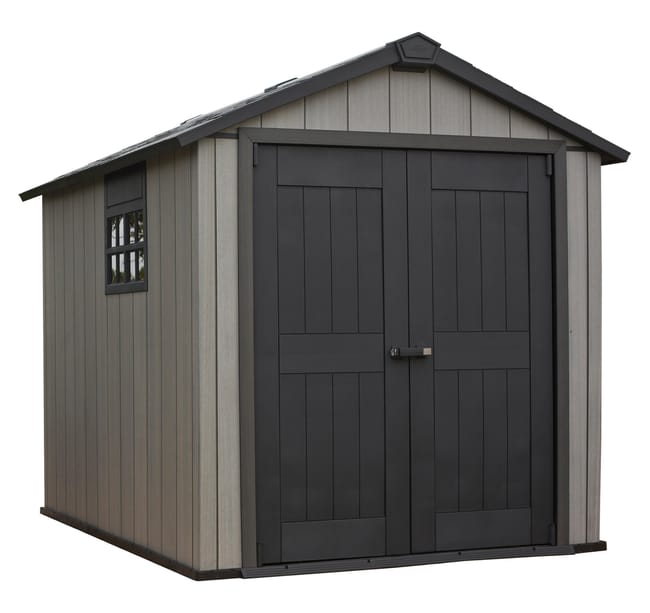 Caseta de polipropileno Oakland 229x242x287 cm – 6,57 m²