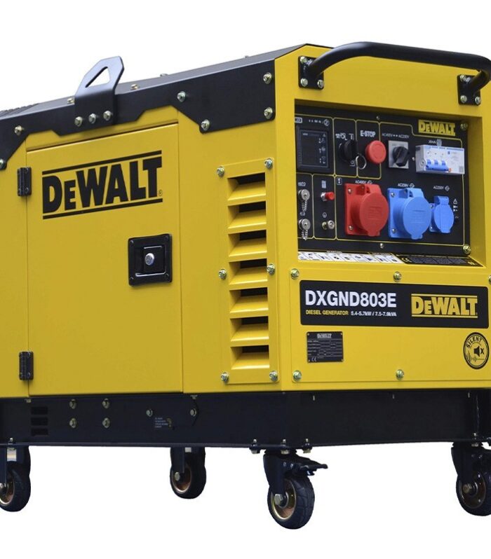 Generador diésel Dual Volt Dewalt DXGND803E 6300 W