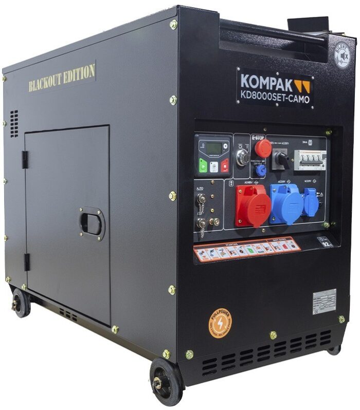 Generador diésel Full Power Kompak KD8000SET-CAMO 7900 W