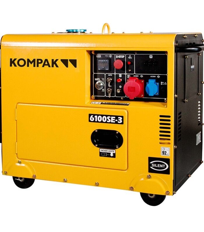 Generador diésel trifásico Kompak K6100SE-3 6600 W