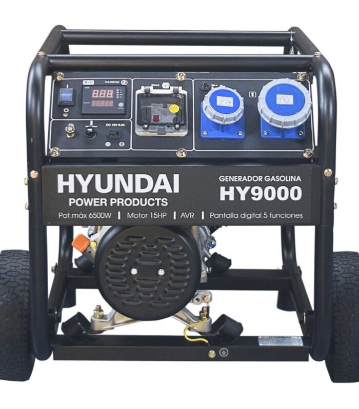 Generador eléctrico gasolina HYUNDAI HY9000K 6500 W