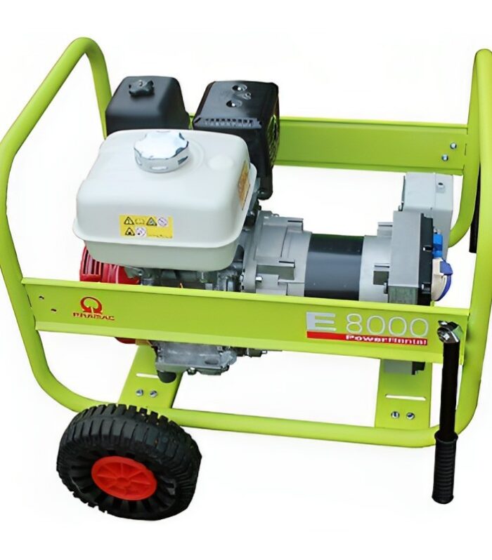 Generador eléctrico Gasolina Pramac E8000 RENTAL 6400 W