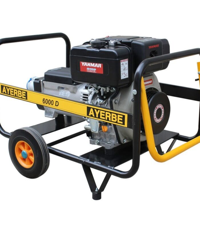 Generador eléctrico monofásico Ayerbe AY 6000 D 5200 W