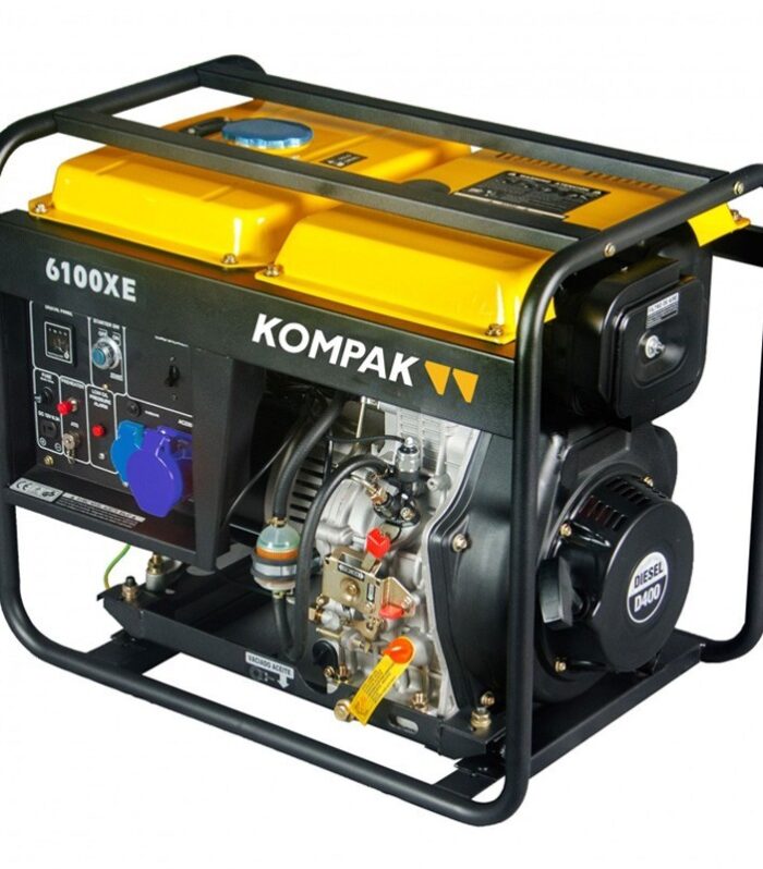 Generador eléctrico monofásico Diésel Kompak K6100XE 5000W
