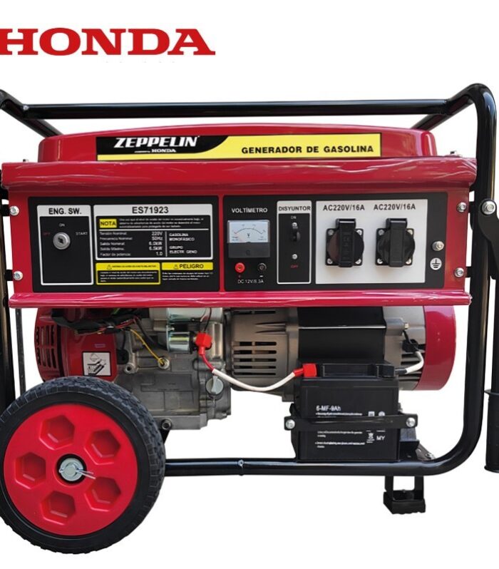 Generador eléctrico motor Honda Zeppelin 6500 W
