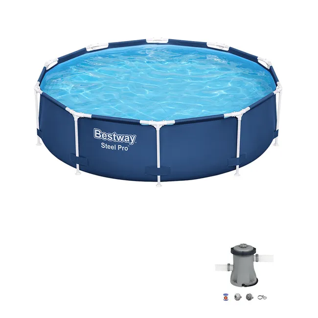 Piscina tubular de acero redondo BESTWAY Ø 299x76 cm