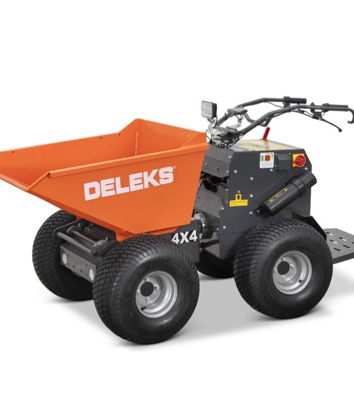 Minudumper eléctrico 4x4 Deleks XE-4WDHG con plataforma