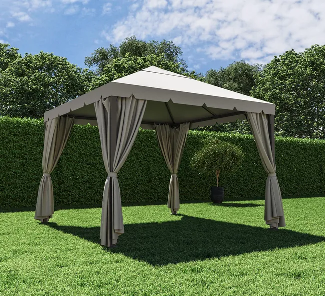 300x300 cm — Refugio exterior de acero Ysis