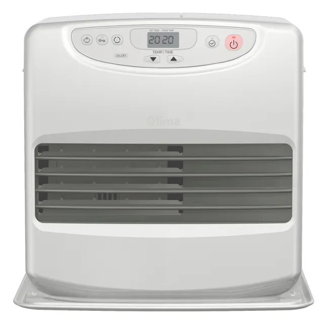 Estufa de parafina electrónica Qlima SRE 8040 C · 4 kW · depósito 9 L · sensor de CO2 · hasta 68 m²