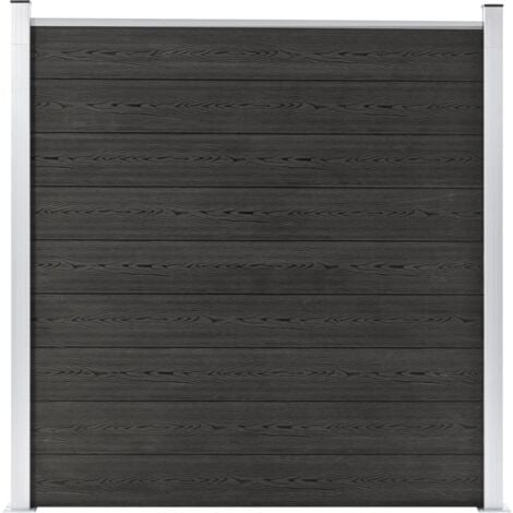 Recinzione de Jardín en WPC 180×186 cm Grigia vidaXL153364