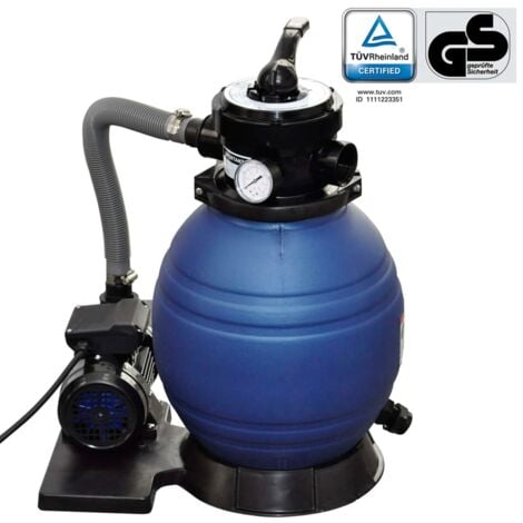 Bomba filtro a arena 400 W 11.000 L/h vidaXL143120