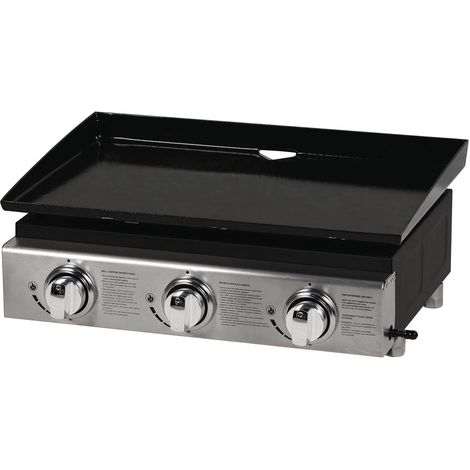 Fry top Presto 3 - 3 fuochi - 7,5 kW - Gris