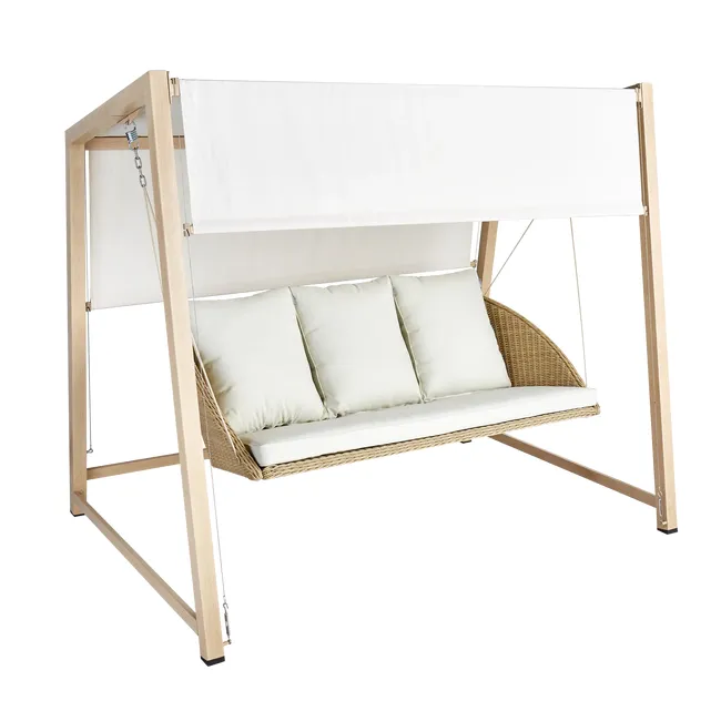 Altalena de jardín Medena en materiale beige