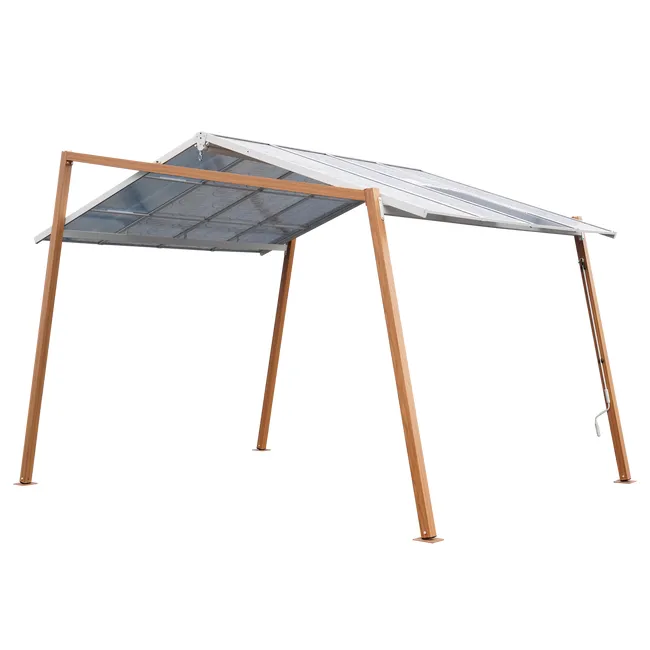 Cenador de jardín Oxia 300x400x279 cm en aluminio Materiale