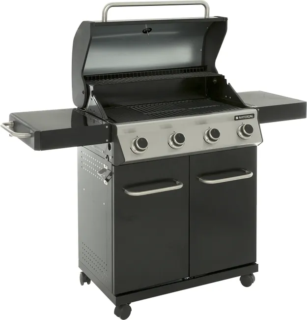 Barbacoa de gas NATERIAL Kenton de 4 quemadores y 14 kw de potencia