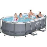 Piscina fuoriterra ovale Bestway 56620 Power Steel 427x250x100cm