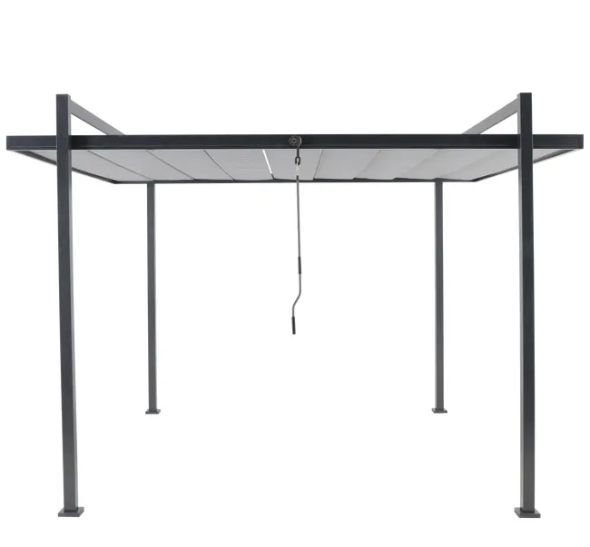 Pérgola de jardín Elysia 308x350x257 cm antracita Materiale