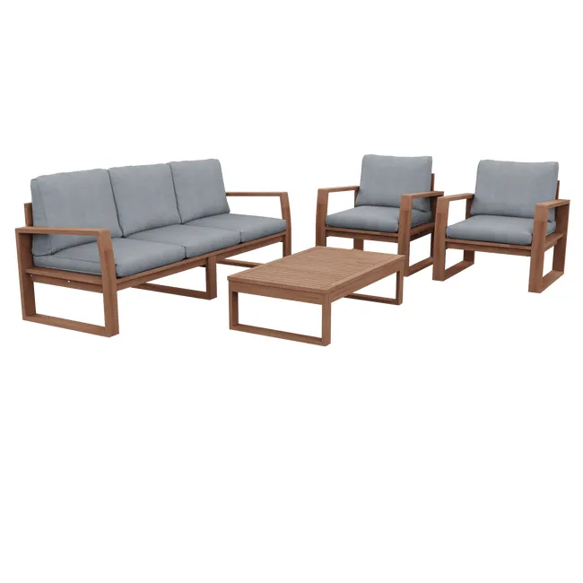 Set de mobili de jardín Solaris en acacia Naterial