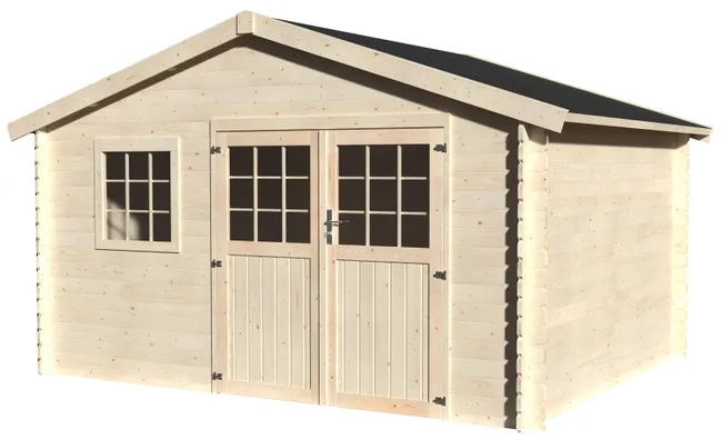 Casa en madera Kimo Axess de 430x251x330 cm y 14,2 m2