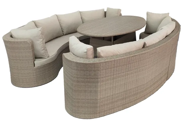 Set de mobili de jardín Corciano beige Como