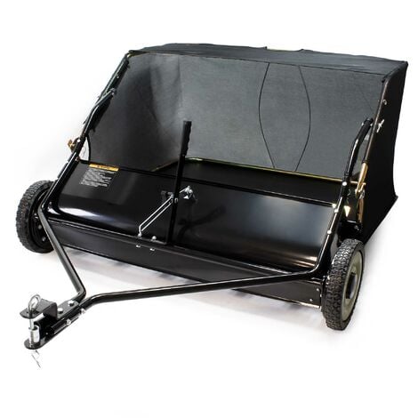 Barredora para tractor con ancho de trabajo de 118 cm y ruedas en gomma de 266x60 cm