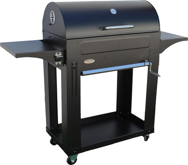 Asador exterior de carbón IMOR Milano Negra recomendado para más de 10 personas