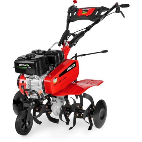 Cortacésped de gasolina de 212 cc y 7 HP, ancho de trabajo 95 cm, profondità fino a 30 cm, potente y maneggevole - GREENCUT GTC300X
