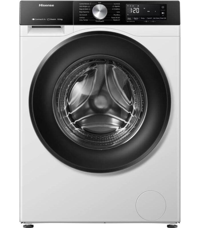 Lavadora HISENSE WF3S1043BW3 10,5 kg 1400 rpm Blanco