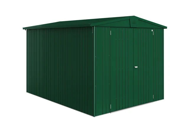 Cobertizo en metal verde Europa de dimensioni 244x203x300 cm y 7,32 mq