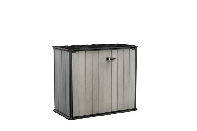 Armario de exterior de resina Patio Store 1000L 140x120x74 cm