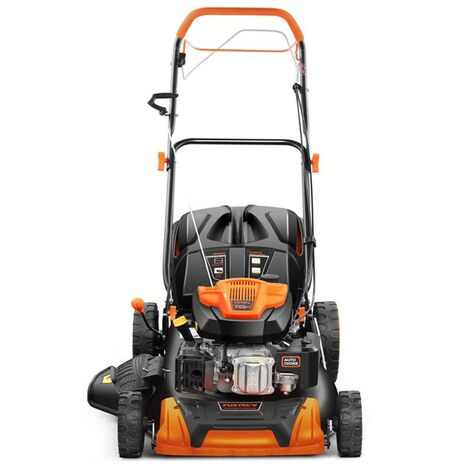 Cortacésped de gasolina FUXTEC 4 en 1 de 6 HP/4,4 kW con anchura de corte de 51 cm y regolazione dell'altura a 8 livelli de 25 mm a 77 mm
