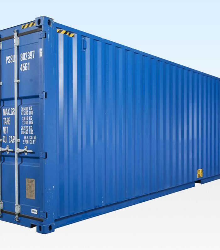 Módulo de almacenamiento Cubo 40 Pies Alto – Un Viaje (9’6″) Ideal para Almacenaje