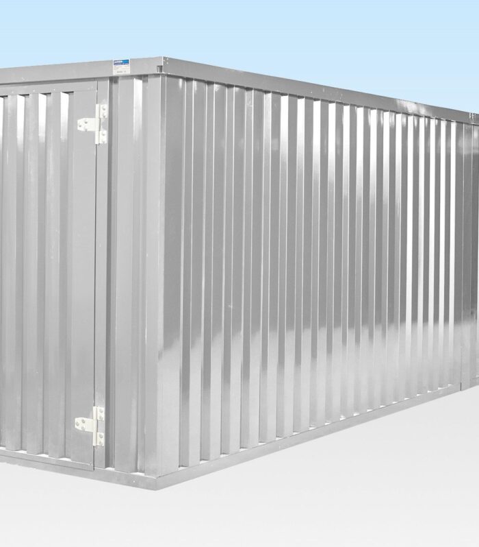 Módulo de almacenamiento de 8 m x 2,1 m con Enlace Galvanizado en los Extremos para Almacenaje Seguro