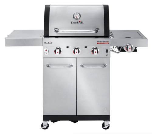 Barbacoa de gas Barbacoa Professional Pro S 3 — con tapa integrada