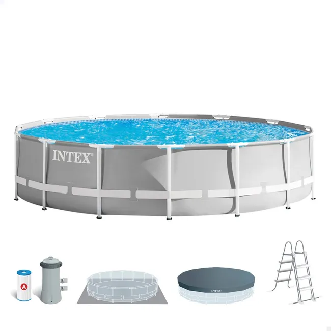 Piscina fuori terra rotonda INTEX Prism Frame con depuratore