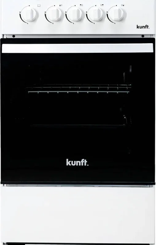 Cocina KUNFT KBGS9954 WH B P 55 l Gas Butano Propano Blanco