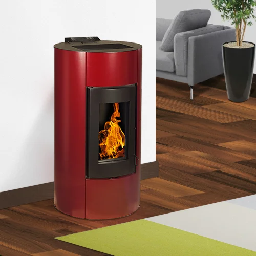 EMAFLAM NALA Estufa a Pellet Hermética 9 kW Bordeaux
