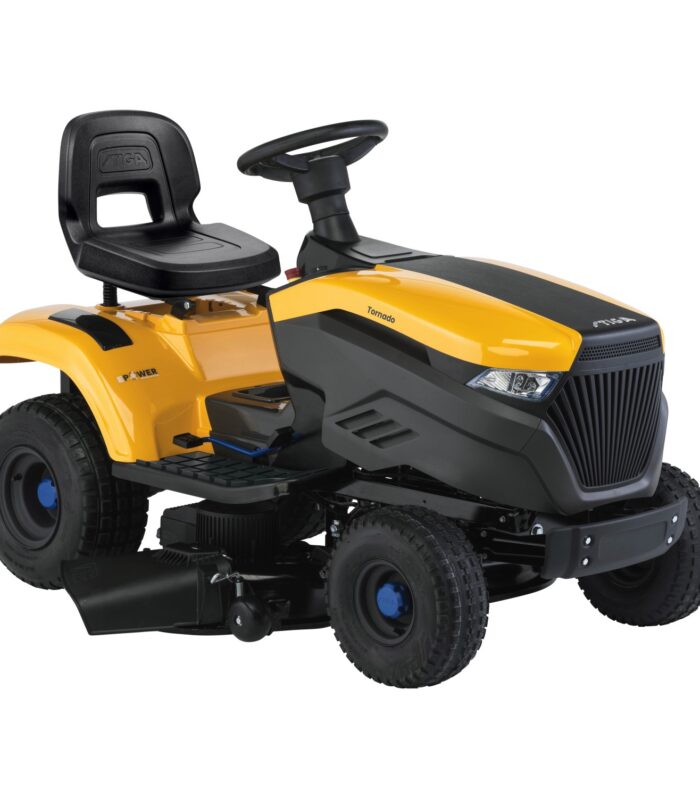 Tractor cortacésped de batería Stiga Tornado 598e con descarga lateral
