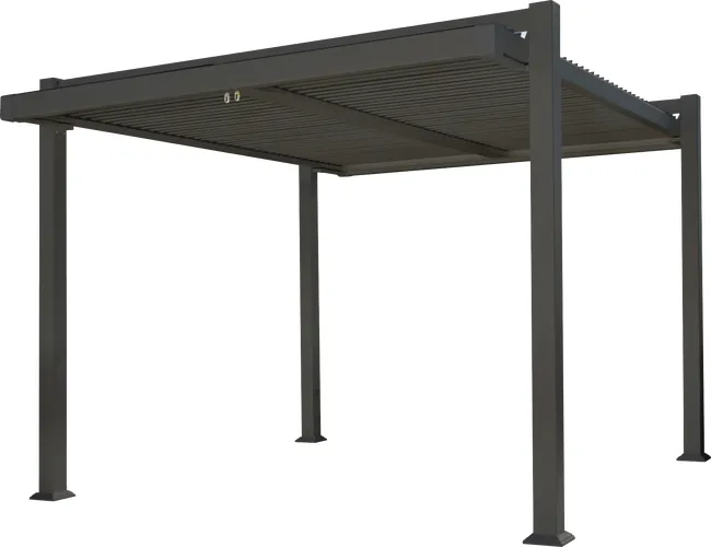 Pérgola en aluminio Naterial Persea Antracita 3 2X3 6M