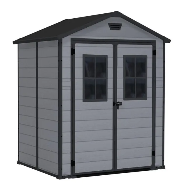 Caseta de resina Manor 6X5 de 185x226x152 cm y 2.5 m2