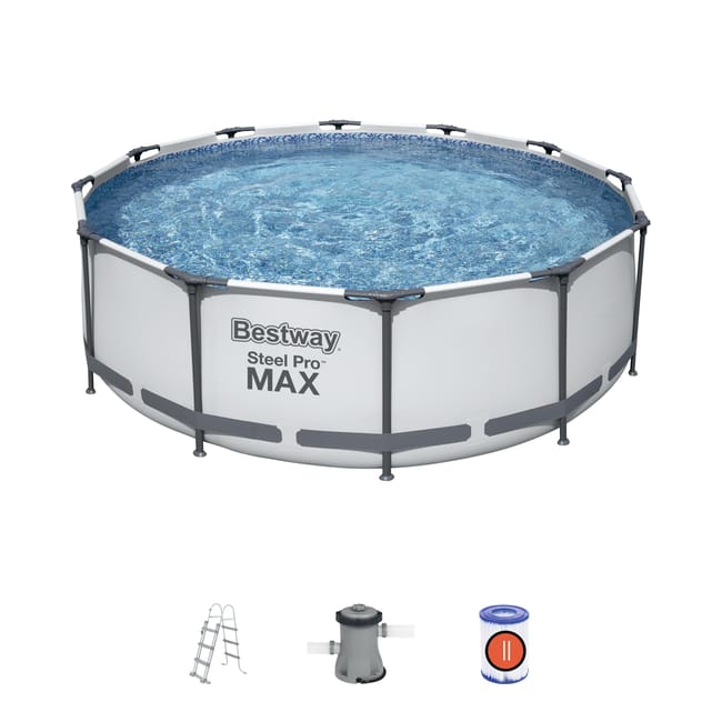 Alberca desmontable tubular de PVC redonda BESTWAY Ø de 3.66x1 m