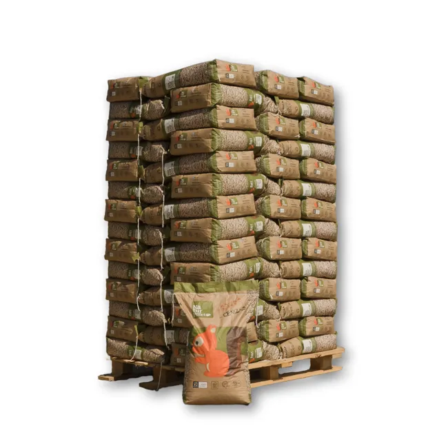 Palet de 70 sacos de biocombustible NATURPELLET