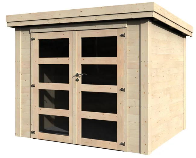Cobertizo en madera Pico de 269x213x240 cm y 6,46 m2