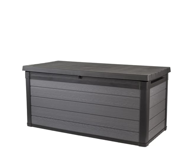 152 x 73 cm — Arcón de exterior de polipropileno Denali V2 gris